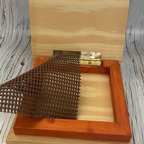 Vintage Gunther Mele 1970's Wooden Jewelry Box, Vintage Wooden Jewellery Organiz - Picture 2 of 10